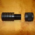 Steel barrel adapter for SKAN with TPR after chemical blacking
