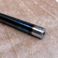 BSA barrel for Theoben MFR showing porting and jewelled oil blued sleeve 3