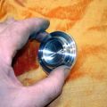 Aluminium scope wheel showing grub attachments