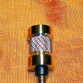 Breech slide knob, knurled capstan style