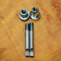 Valve stem and hat, original and Leupy replacement 2